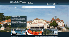 Desktop Screenshot of hotel-restaurant-ocean.fr